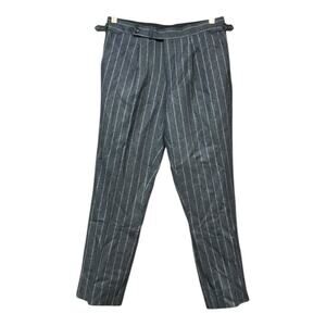 Spier & Mackay Pants Stripes Men 30 Gray 100% Wool